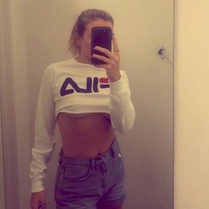 Fila crop shirt